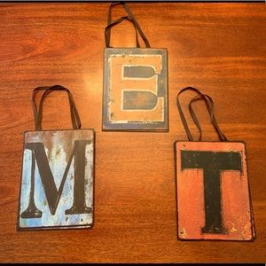 Metal Rustic Letters VARIOUS LETTERS